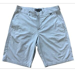 Travis Mathew Blue Performance Stretch Golf 10” Shorts Pockets Mens Size 32
